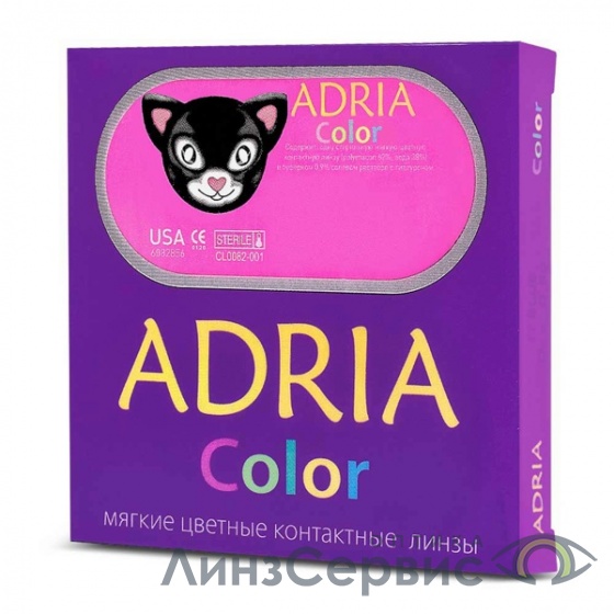 картинка Контактные линзы Interojo Adria Color 3Tone 0 кривизна 8.6 цвет True Sapphire от магазина ЛинзСервис